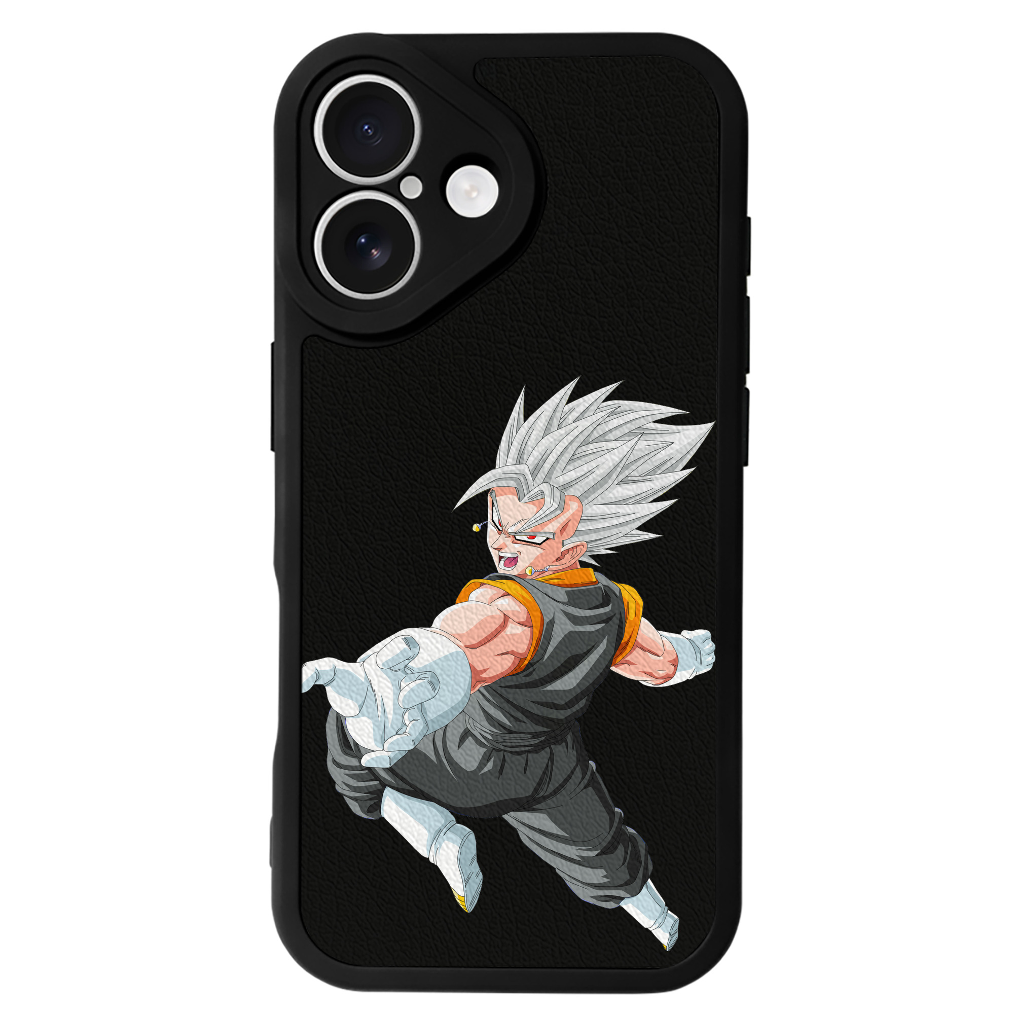 （画像用） ドラゴンボール ベジータ四世（Bejīta Yonsei）DRAGON BALL Vegeta IV 【iPhone 16シリーズ対応】シリコンスマホケース（レザー調） 材質：シリコン